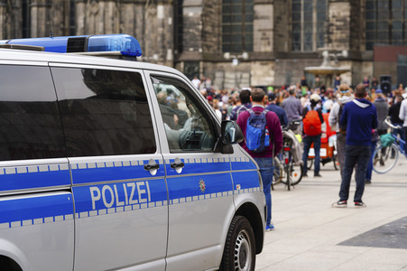 Corona-Demos in Köln