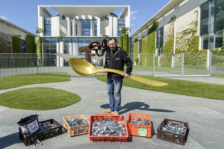 Protest der Gastronomen in Berlin