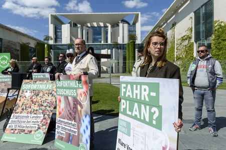Protest der Gastronomen in Berlin