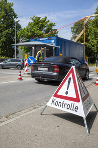 Lockerungen an der Grenze Österreich - Deutschland in Lindau