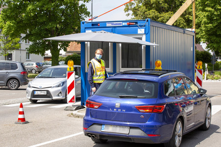 Lockerungen an der Grenze Österreich - Deutschland in Lindau