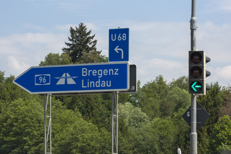 Lockerungen an der Grenze Österreich - Deutschland in Lindau