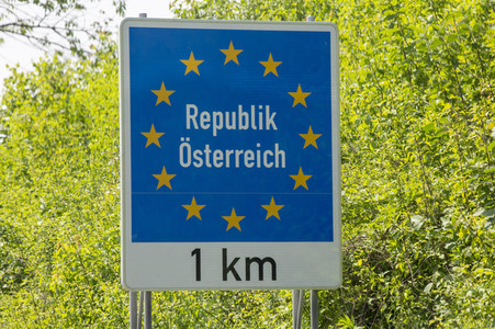 Lockerungen an der Grenze Österreich - Deutschland in Lindau