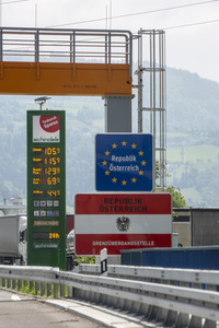 Lockerungen an der Grenze Österreich - Deutschland in Lindau