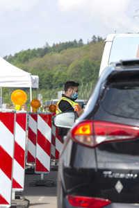 Lockerungen an der Grenze Österreich - Deutschland in Lindau