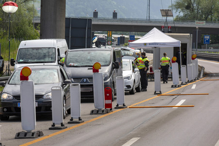 Lockerungen an der Grenze Österreich - Deutschland in Lindau