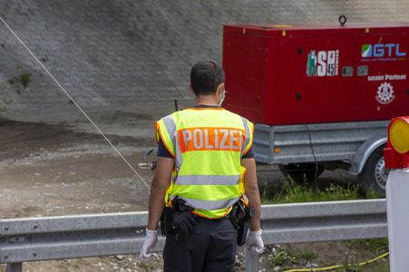 Lockerungen an der Grenze Österreich - Deutschland in Lindau