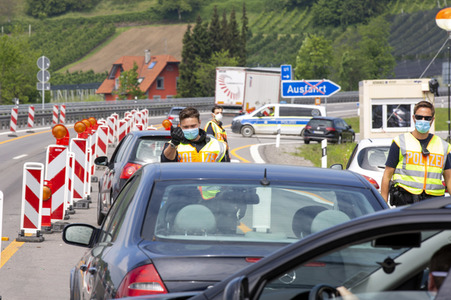 Lockerungen an der Grenze Österreich - Deutschland in Lindau
