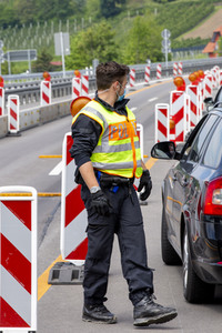 Lockerungen an der Grenze Österreich - Deutschland in Lindau