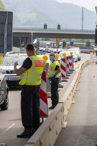 Lockerungen an der Grenze Österreich - Deutschland in Lindau