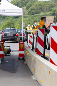 Lockerungen an der Grenze Österreich - Deutschland in Lindau