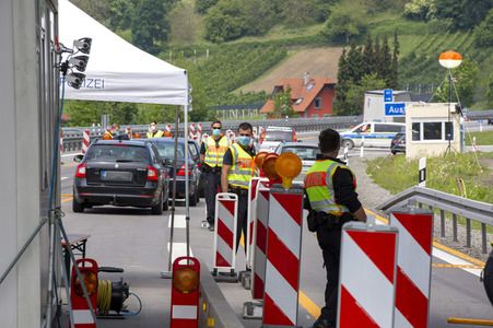 Lockerungen an der Grenze Österreich - Deutschland in Lindau