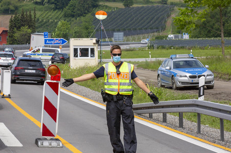 Lockerungen an der Grenze Österreich - Deutschland in Lindau