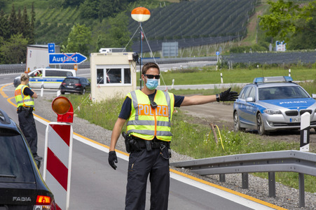 Lockerungen an der Grenze Österreich - Deutschland in Lindau