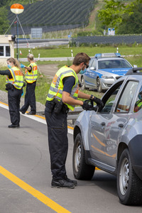 Lockerungen an der Grenze Österreich - Deutschland in Lindau