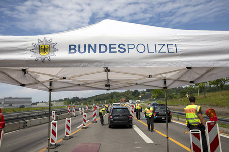 Lockerungen an der Grenze Österreich - Deutschland in Lindau