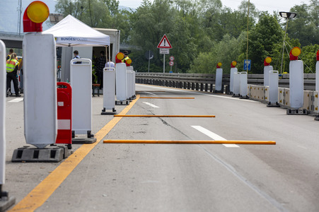 Lockerungen an der Grenze Österreich - Deutschland in Lindau