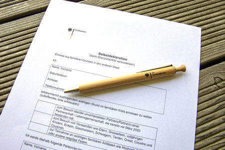 Lockerungen an der Grenze Österreich - Deutschland in Lindau