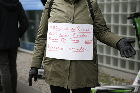 Corona-Demos in Berlin