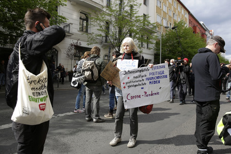 Corona-Demos in Berlin