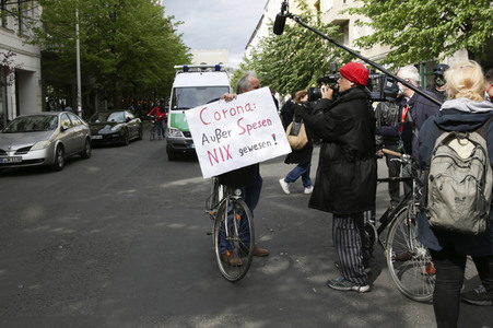 Corona-Demos in Berlin
