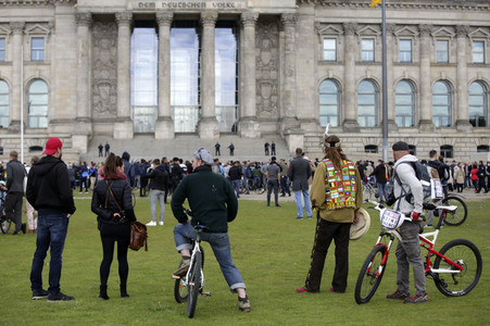 Corona-Demos in Berlin
