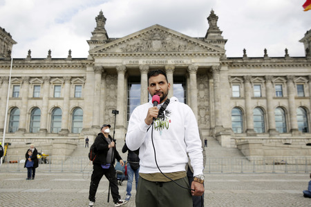 Corona-Demos in Berlin