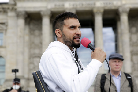 Corona-Demos in Berlin