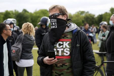 Corona-Demos in Berlin