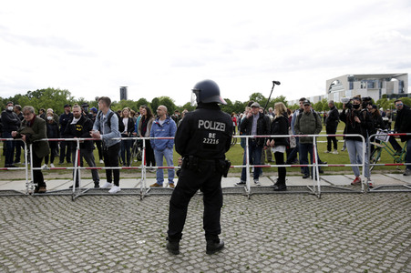 Corona-Demos in Berlin