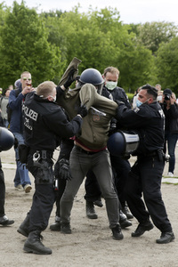 Corona-Demos in Berlin