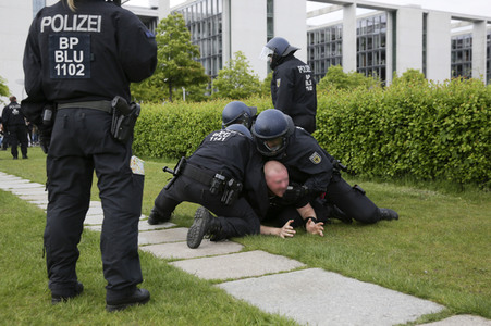 Corona-Demos in Berlin