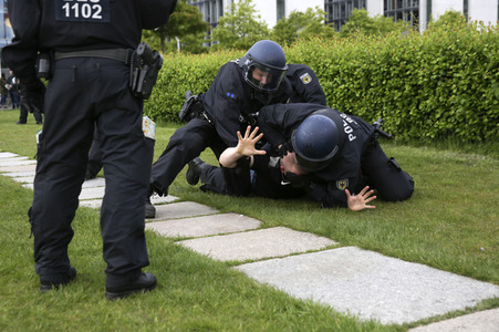 Corona-Demos in Berlin