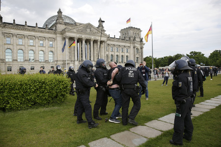 Corona-Demos in Berlin