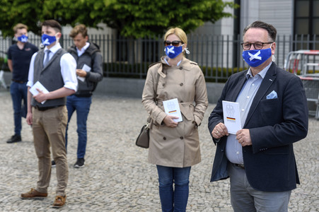 Corona-Demos in Berlin