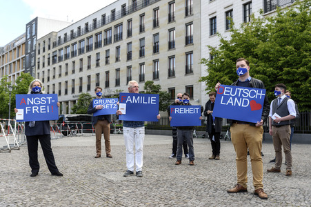 Corona-Demos in Berlin