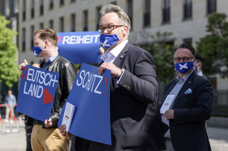 Corona-Demos in Berlin