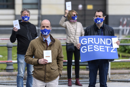 Corona-Demos in Berlin