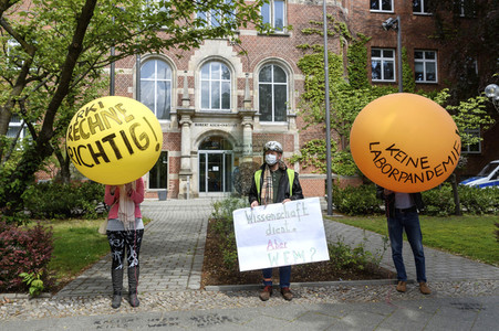 Corona-Demos in Berlin