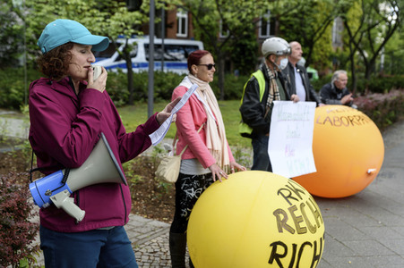 Corona-Demos in Berlin