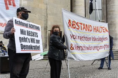 Corona-Demos in Berlin