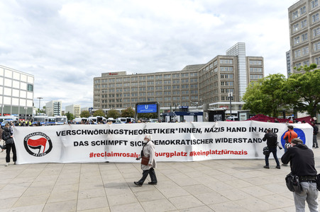 Corona-Demos in Berlin