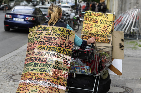Corona-Demos in Berlin