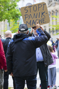 Corona-Demos in Hannover