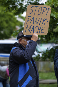 Corona-Demos in Hannover