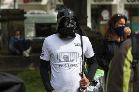 Corona-Demos in Hannover