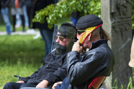 Corona-Demos in Hannover