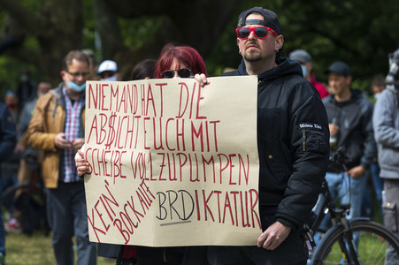 Corona-Demos in Hannover