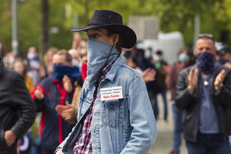 Corona-Demos in Hannover