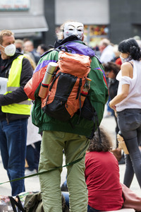 Corona-Demos in Hannover
